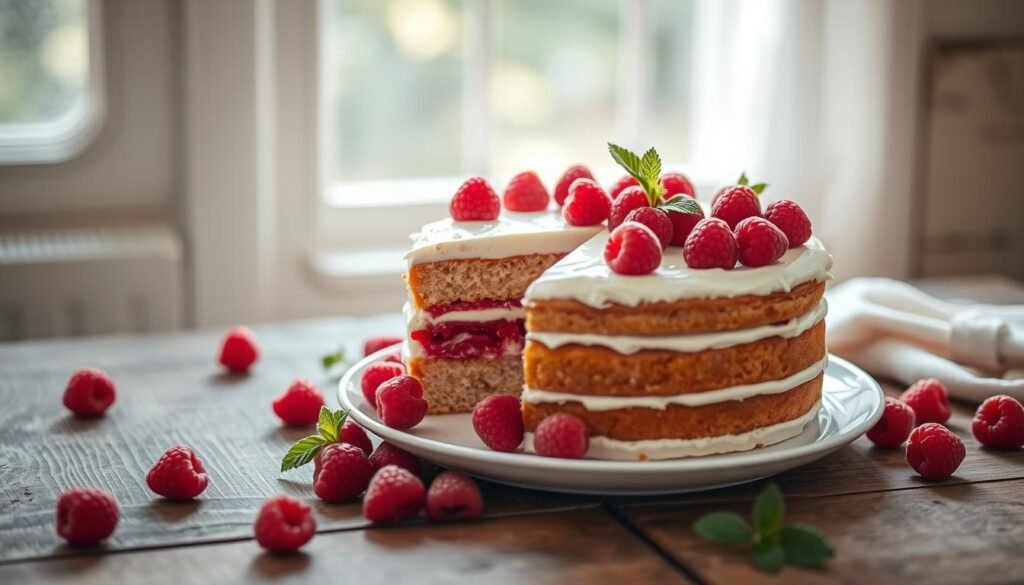 raspberry cakes
