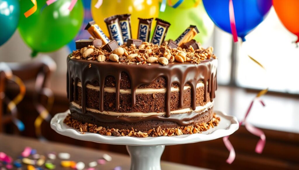 snickers celebration cake